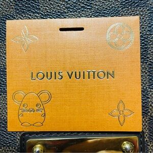 Louis Vuitton Year of the Mouse envelope, notecard, gift tag holder